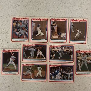 1988 World Series Fleer Baseball Cards
